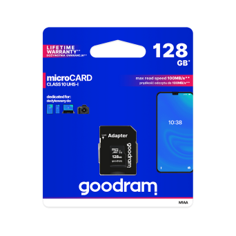 KARTA GOODRAM HC MICRO SD 128GB/AD CL10 M1AA