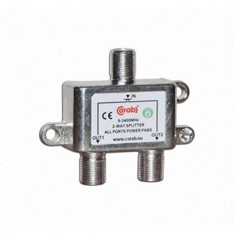 SPLITTER CORAB 5-2400MHz 2 WAY