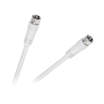 kabel Wtyk F - Wtyk F 3m biały KPO2288-3