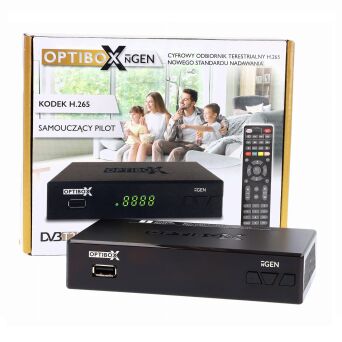 TUNER DVB-T2 OPTIBOX nGEN H.265