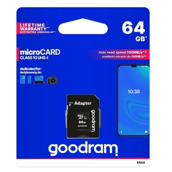GOODRAM HC MICRO SD 64GB/AD CL10 M1AA