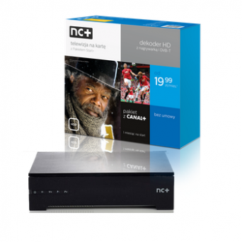 Usługa nc+ telewizja na kartę z HDS7241 Start+1MPL