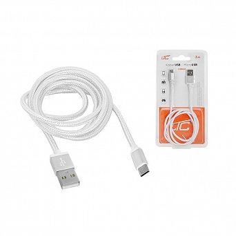 KABEL USB - micro USB LTC LX8451 1m - BIAŁY